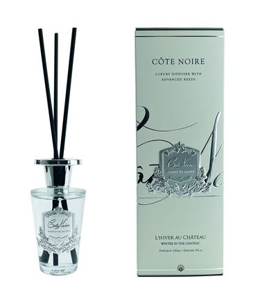 *CLEARANCE* Cote Noire Diffuser Set 150ml - Winter in the Chateau - Silver
